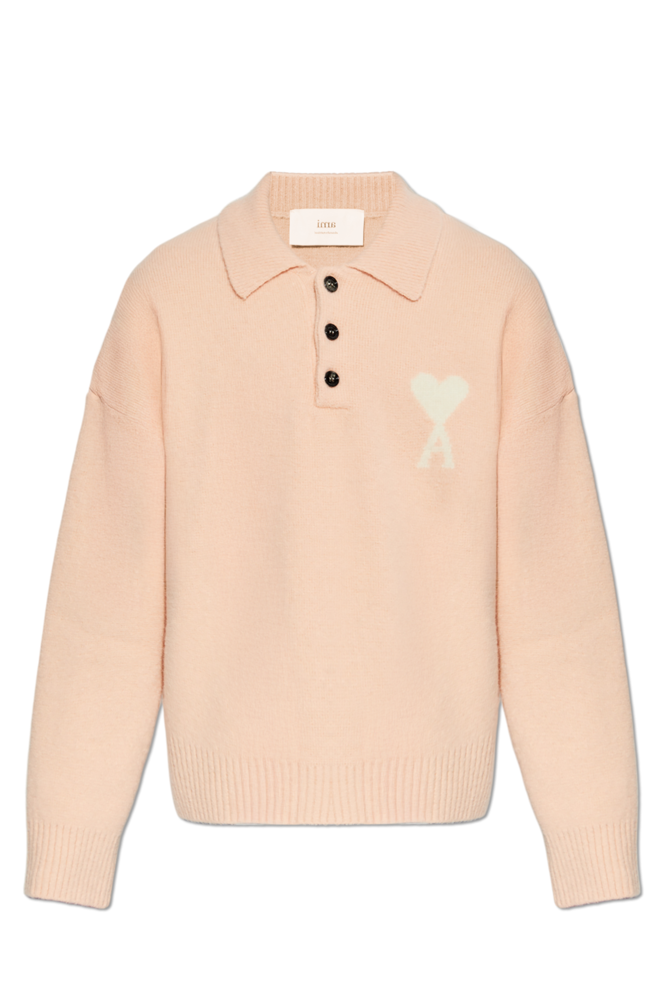 Ami Alexandre Mattiussi Polo sweater with logo | Men's | Vitkac